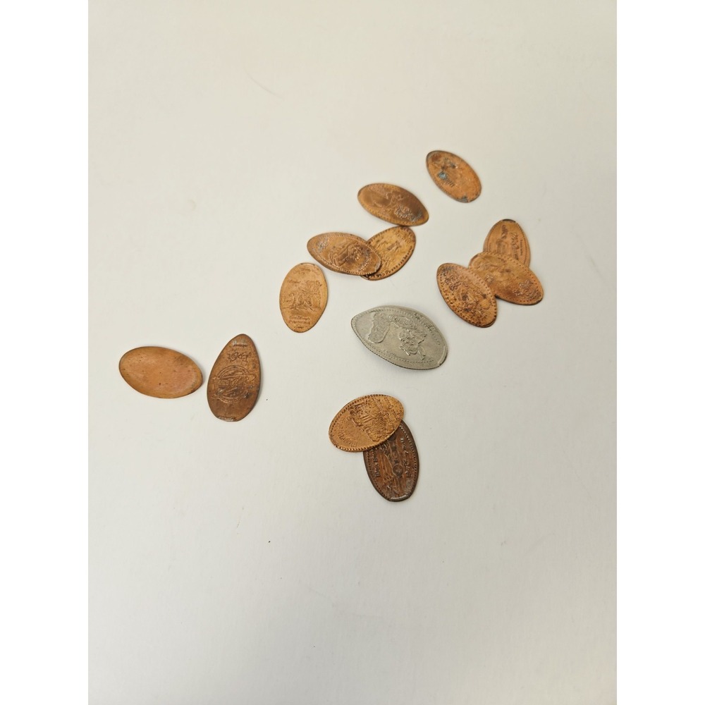 Vintage Disney Souvenir Penny lot Epcot Magic Kingdom 3 Splash Mountain
